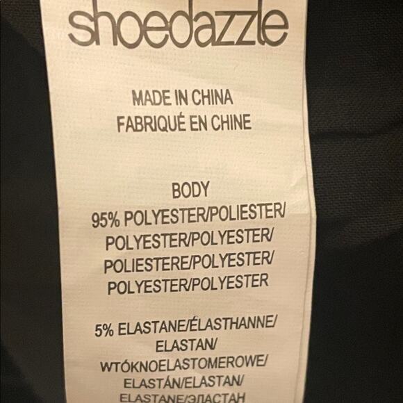 NWT. Shoedazzle Classic Black Blazer. L - Picture 7 of 7